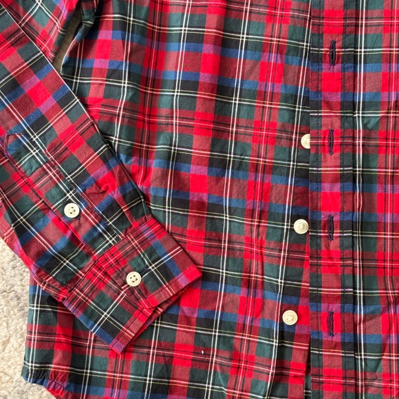 Ralph Lauren Kids Holiday Plaid Shirt Boys size 8 - Picture 3 of 9